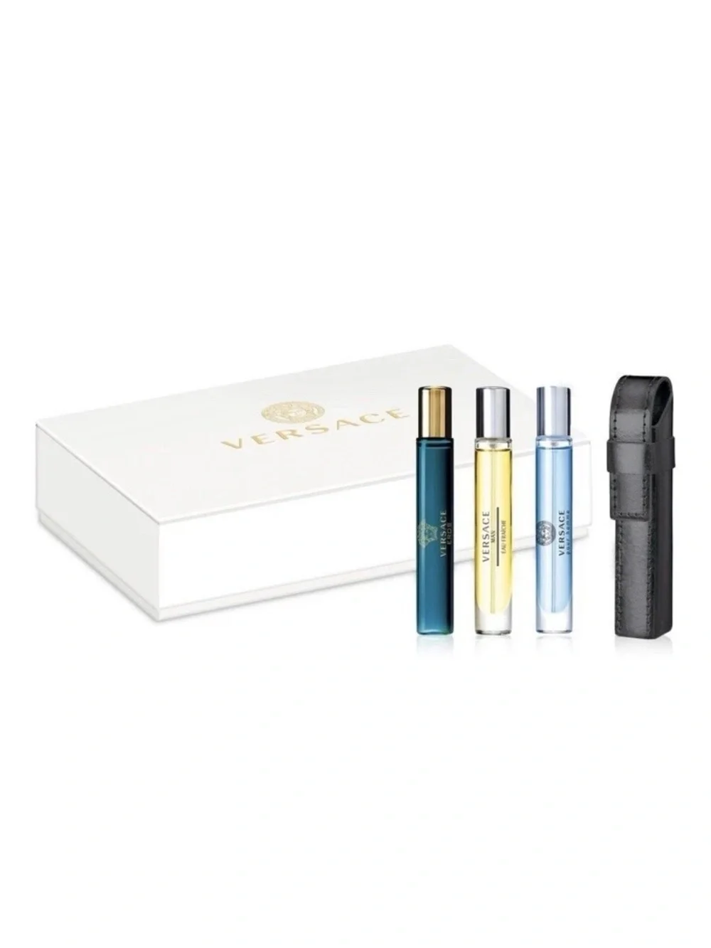 Versace Men’s Trio Gift Set - Blue, Yellow, Light Blue